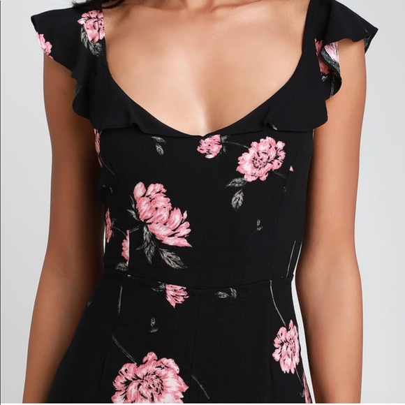 Amuse society Navy Jumpsuit - Picture 2 of 3